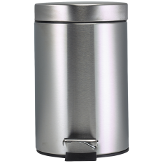Genware Stainless Steel Pedal Bin 3 Litre