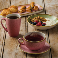 Churchill Stonecast Petal Pink Espresso Coffee Saucer 11.8cm/4.5" (Pack of 12)