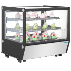 Polar G-Series Counter Display Fridge Black Glass 120 Litre