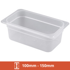 GN 1/4 Polypropylene Gastronorms