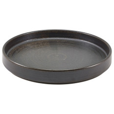 Terra Porcelain Black Presentation Plate 21cm x 6