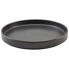 Terra Porcelain Black Presentation Plate 26cm x 6