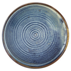 Terra Porcelain Aqua Blue Presentation Plate 18cm/7" (Pack of 6)