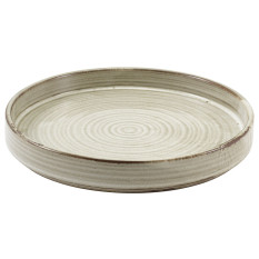 Terra Porcelain Grey Presentation Plate 21cm x 6