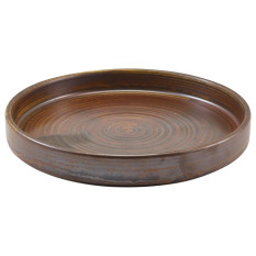 Terra Porcelain Rustic Copper Presentation Plate 18cm x 6