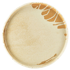 Terra Porcelain Roko Sand Presentation Plate 26cm/10.25" (Pack of 4)