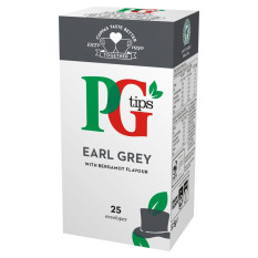 PG Tips Earl Grey Tea Bags Enveloped (Pack of 25)