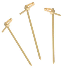 Bamboo Knot Pick Cocktail Sticks 10cm (Pack of 250)