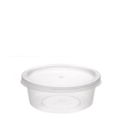 Plastic Deli Pots with Lids 8oz (Pack of 250)