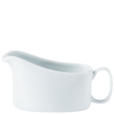 Porcelite White Traditional Sauce Boat 200ml/7oz (Pack of 6)