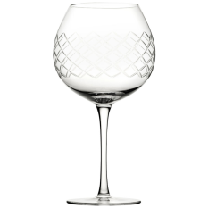 Raffles Diamond Crystal Gin Glasses 700ml/24.5oz (Pack of 6) R90701 Utopia