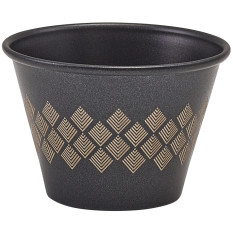 GenWare Metallic Black Diamond Ramekin 71ml/2.5oz (Pack of 24)