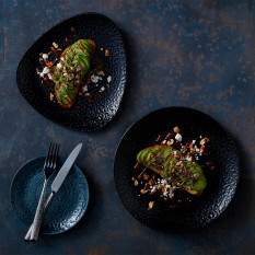 Churchill Homespun Chroma Carbon Triangle Plate 26.5cm/10.5" (Pack of 12)