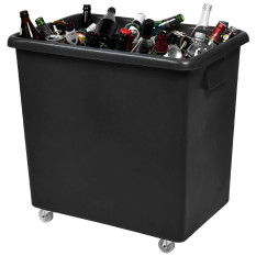 Bar Bottle Skip With Casters 135 Litre