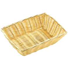 Polyrattan Rectangular Display Basket (Heavy Duty) 23x15cm