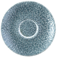 Churchill Studio Prints Raku Topaz Blue Cappuccino Saucer 15.6cm/6.25" (Pack of 12)
