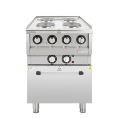 Buffalo 600 Series 4 Plate Electric Convection Oven Range