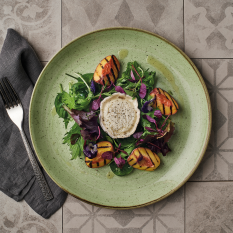 Churchill Stonecast Sage Green Evolve Coupe Plate 16.5cm/6.5" (Pack of 12)