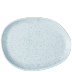 Churchill Stonecast Duck Egg Organic Platter 26 x 20cm/10.25 x 7.8" (Pack of 6)