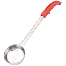 Red Perforated Portion Spoon 2oz 60ml