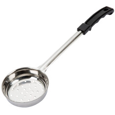 Black Perforated Portion Spoon 6oz 175ml