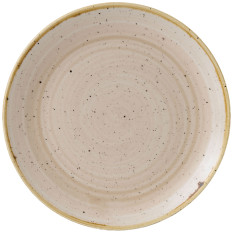 Stonecast Nutmeg Cream Coupe Plate 21.7cm