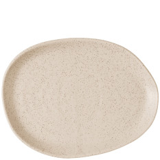 Churchill Stonecast Nutmeg Cream Organic Platter 26 x 20cm/10.25 x 7.8" (Pack of 6)