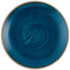 Churchill Stonecast Java Blue Evolve Coupe Plate 16.5cm/6.4375" (Pack of 12)