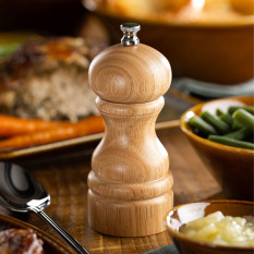 Light Wood Salt/Pepper Grinder 10cm/4" (Pack of 6)