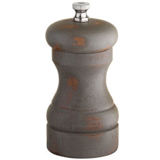 Distressed Wood Salt/Pepper Grinder 10cm/4" (Pack of 6)