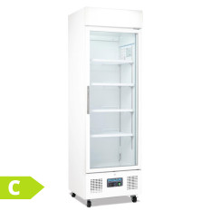 Polar G-Series Upright Display Fridge 336Ltr White