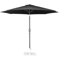 Bolero Seville Round Parasol Black 3m