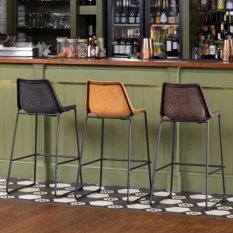 Bolero Rodeo High Stool Black