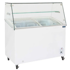 Polar G-Series Display Chest Freezer with Glass Surround 200 Litre