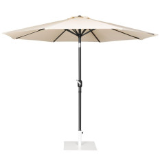 Bolero Seville Round Parasol Cream 3m 
