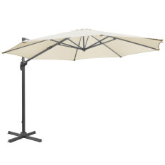 Bolero Venice Heavy Duty Parasol Cream 3.5m