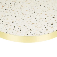 Bolero Terrazzo Style Round Table Top 600mm	