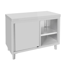 Vogue Standing Floor Cupboard Stainless Steel 1200mm