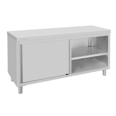 Vogue Standing Floor Cupboard Stainless Steel 1800mm