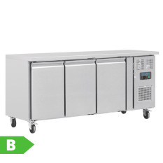 Polar U-Series Triple Door Counter Fridge 339Ltr