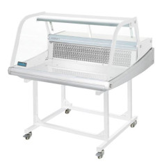 Polar G-Series Countertop Serve Over Fish Fridge 175 Litre + Trolley Stand