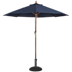 Bolero Round Pulley Parasol Navy Blue 3m