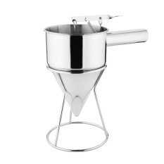 Vogue Stainless Steel Piston Funnel 1.3 Litre