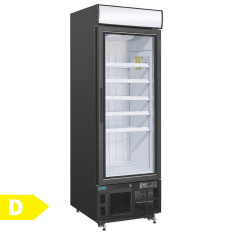 Polar G-Series Upright Display Freezer Black 412 Litre