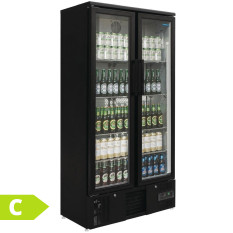 Polar G-Series Upright Back Bar Cooler with Hinged Doors 490Ltr