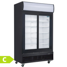 Polar G-Series Upright Display Cooler Double Sliding Doors