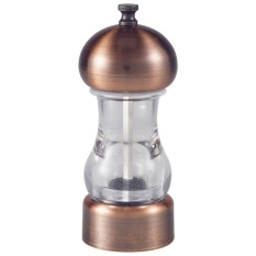 Antique Copper & Acrylic Salt/Pepper Grinder 14cm