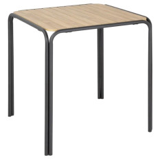 Bolero Santorini Square Polywood Table 700mm