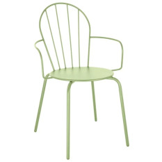 Bolero Adeline Arm Chair Light Green (Pack of 4)