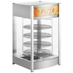 Buffalo 4 Tier Heated Pizza Display Merchandiser